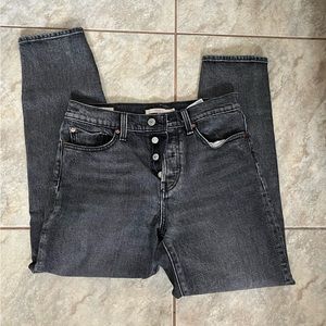 Levis wedgie gray jeans size 27